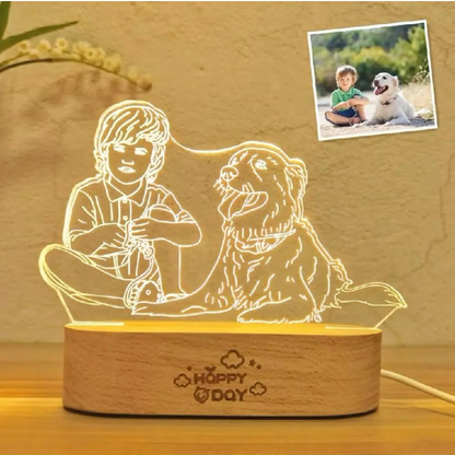 מנורת לד מותאמת אישית